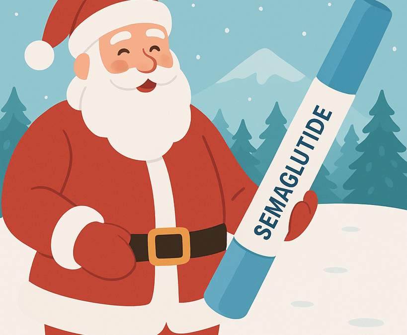Sleigh rides & semaglutides: Santas not judging, are you?           